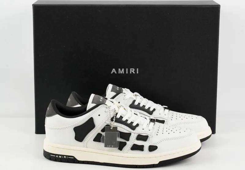 Amiri Skeleton Black White