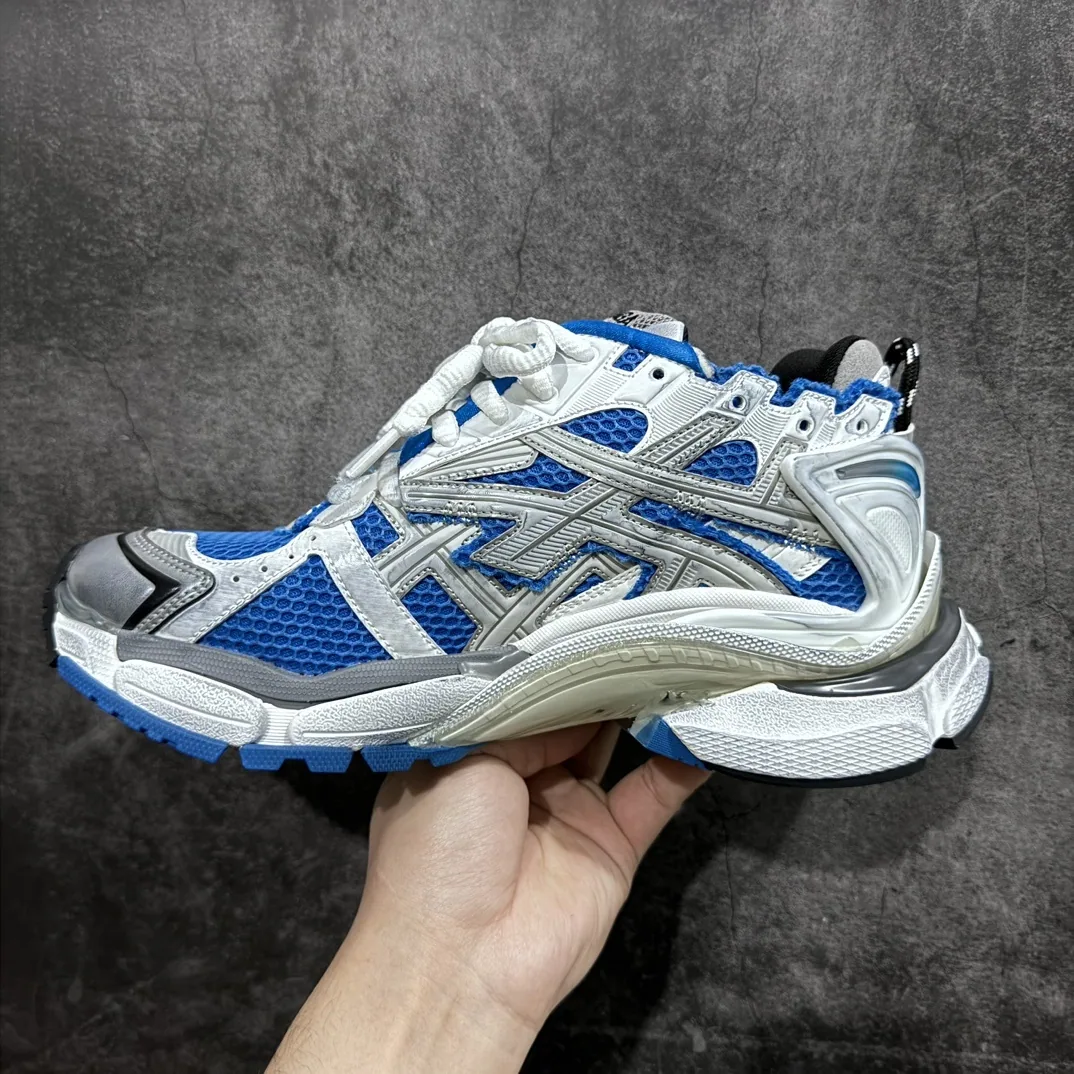 Balenciaga Runner Blanco Azul 2