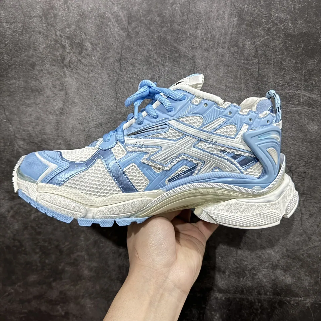 Balenciaga Runner Blanco Azul Claro