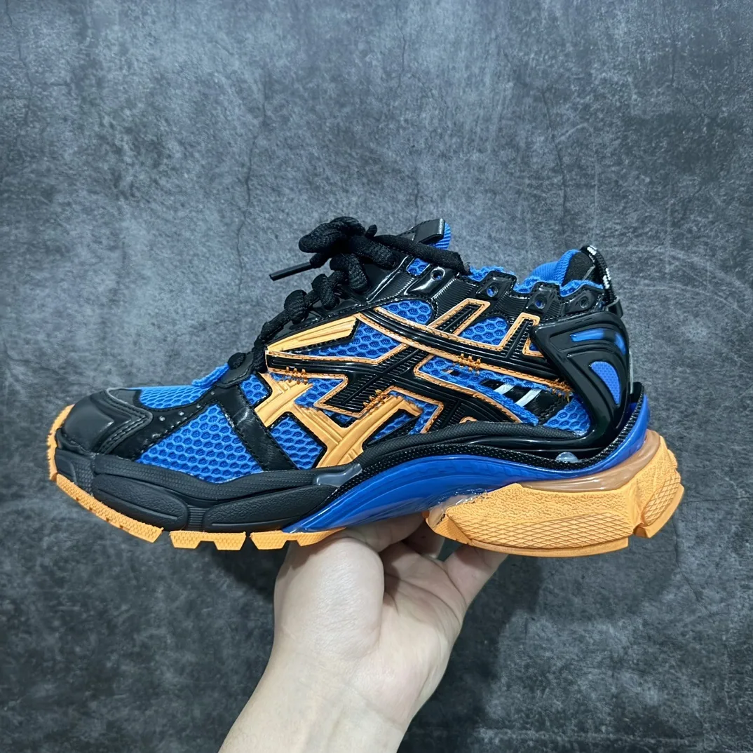Balenciaga Runner Negro Azul Naranja