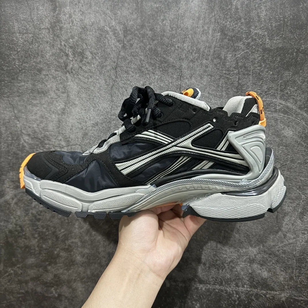 Balenciaga Runner Negro Gris Naranja