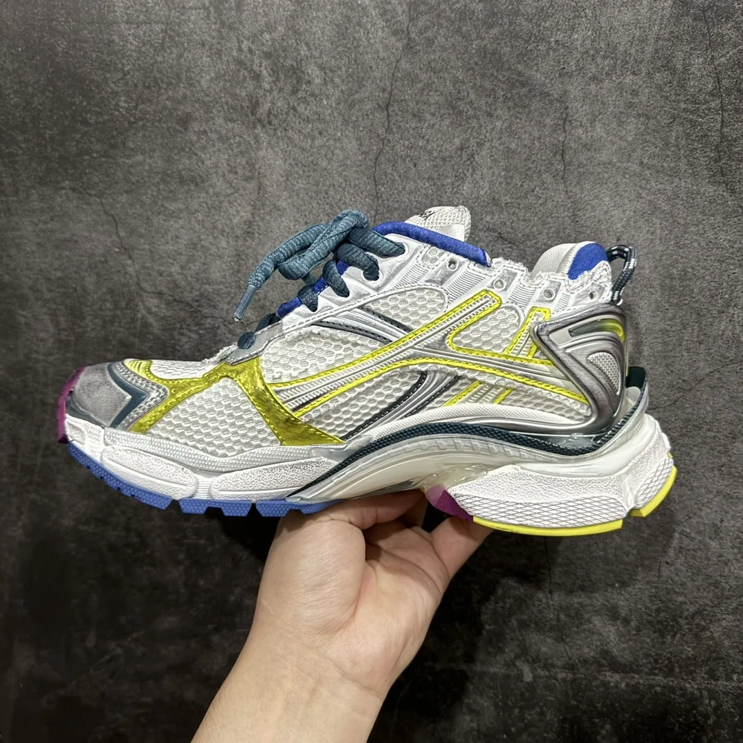 Balenciaga Runner Plata Rojo