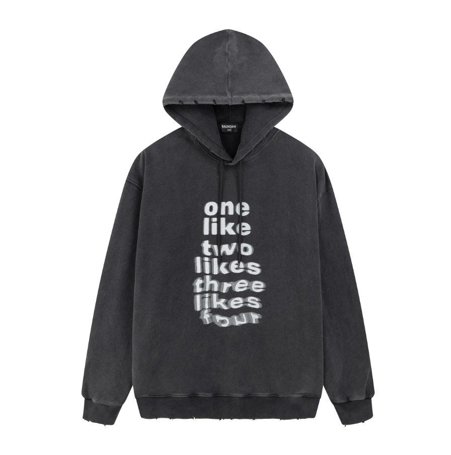 Balenciaga Hoodie One Like Two.