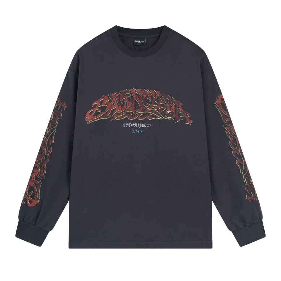 Balenciaga Long Sleeve Rosa y Negro