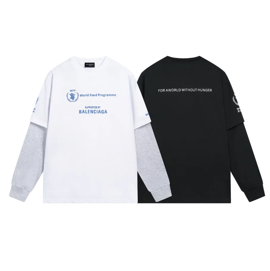 Balenciaga Playera Mangas Largas