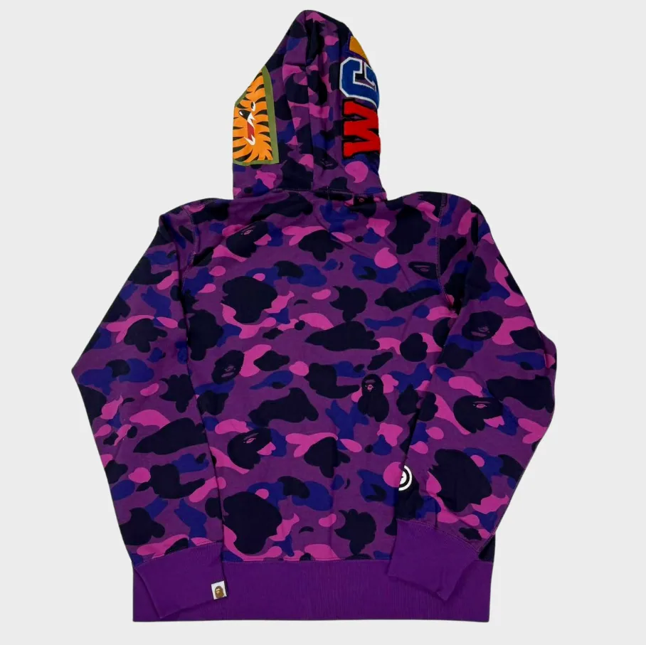 Bape Camo Purple Shark Full Zip 2