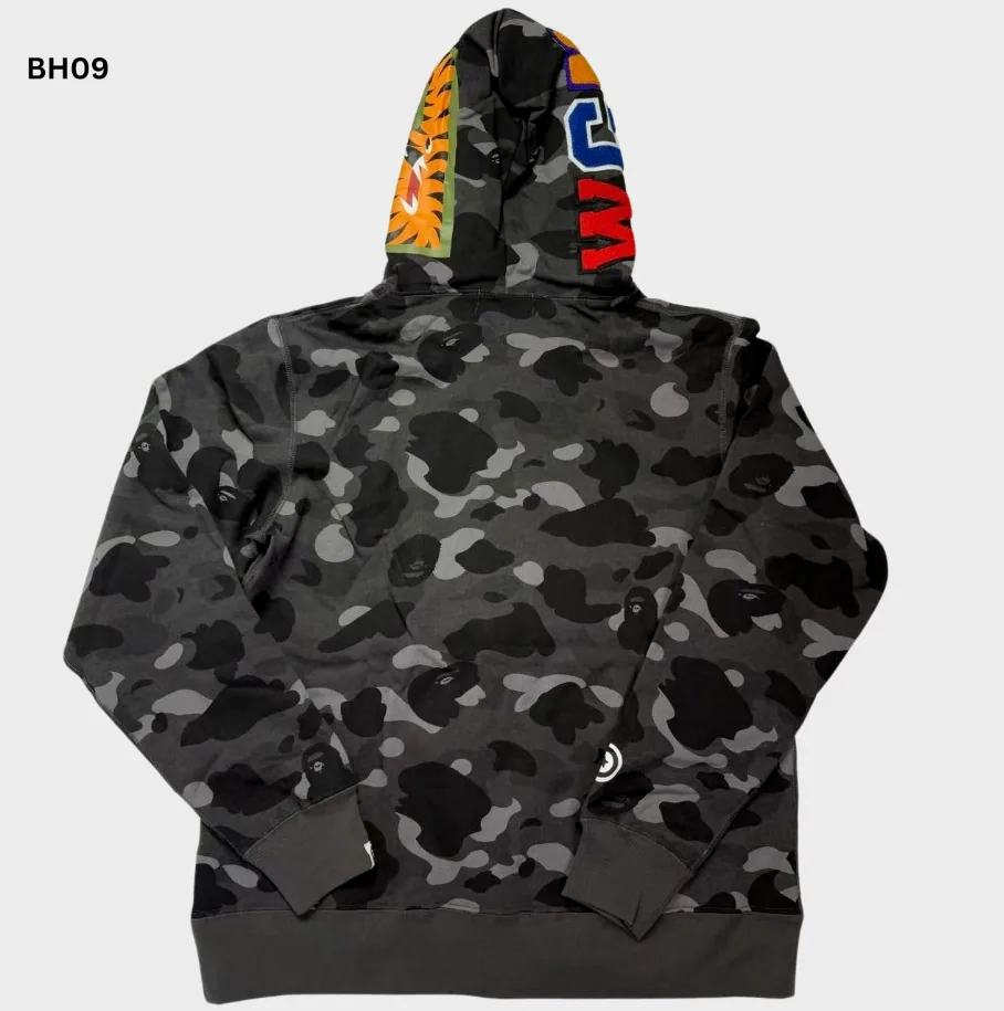 Bape Camo Black Shark Full Zip (SS23)