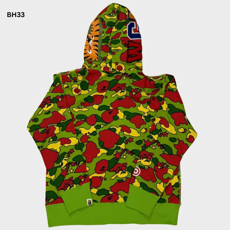 Bape Camo Green Full Zip
