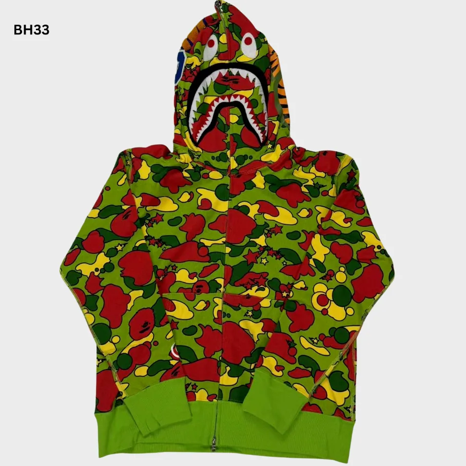 Bape Camo Green Full Zip