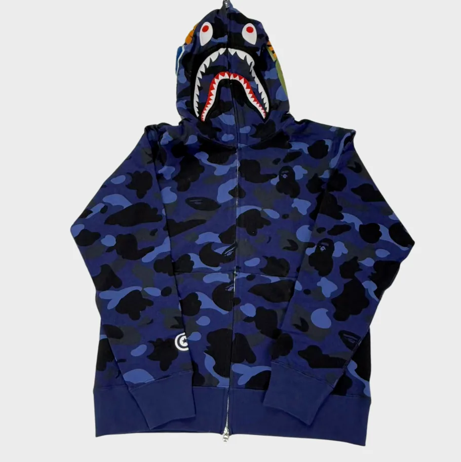 Bape Camo Navy Full Zip