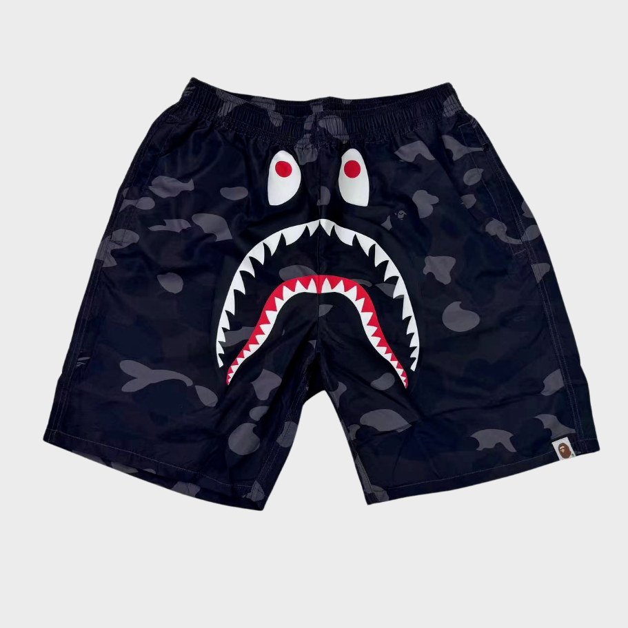 Bape Short Camo Black.