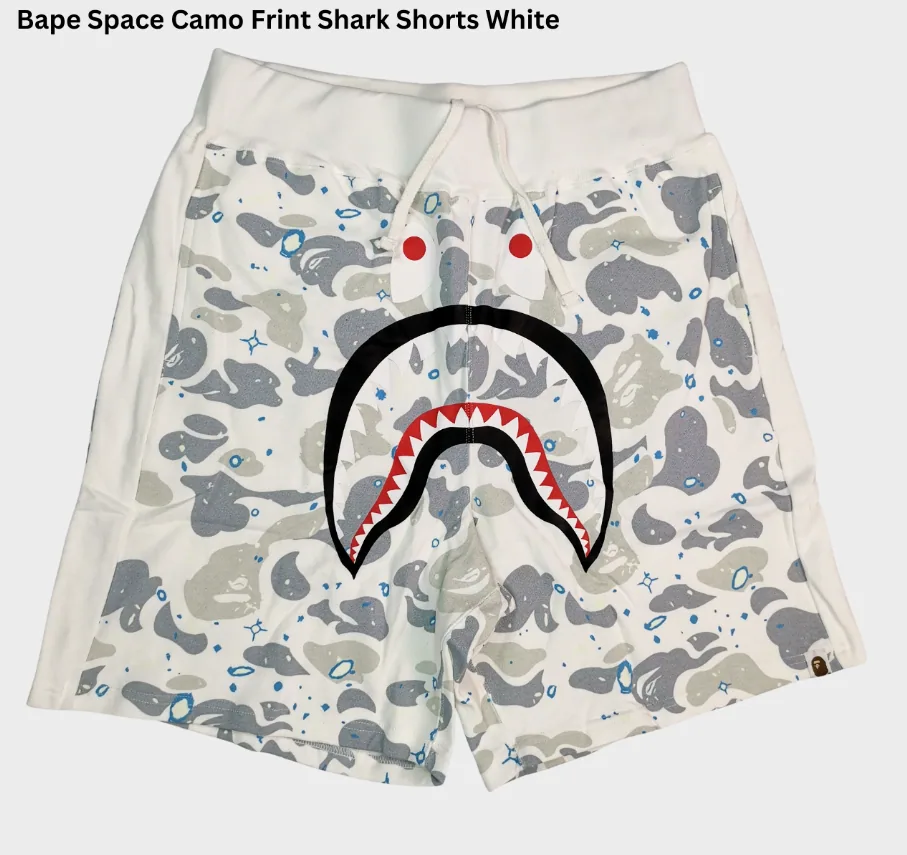 Bape Short Camo White