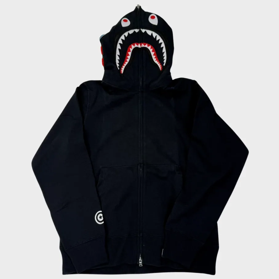 Bape Full Black Full Zip