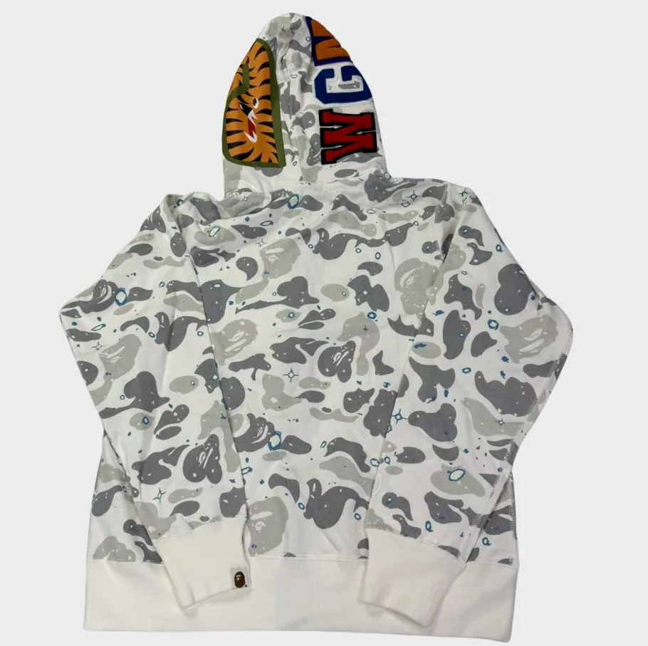 Bape Space White Full Zip