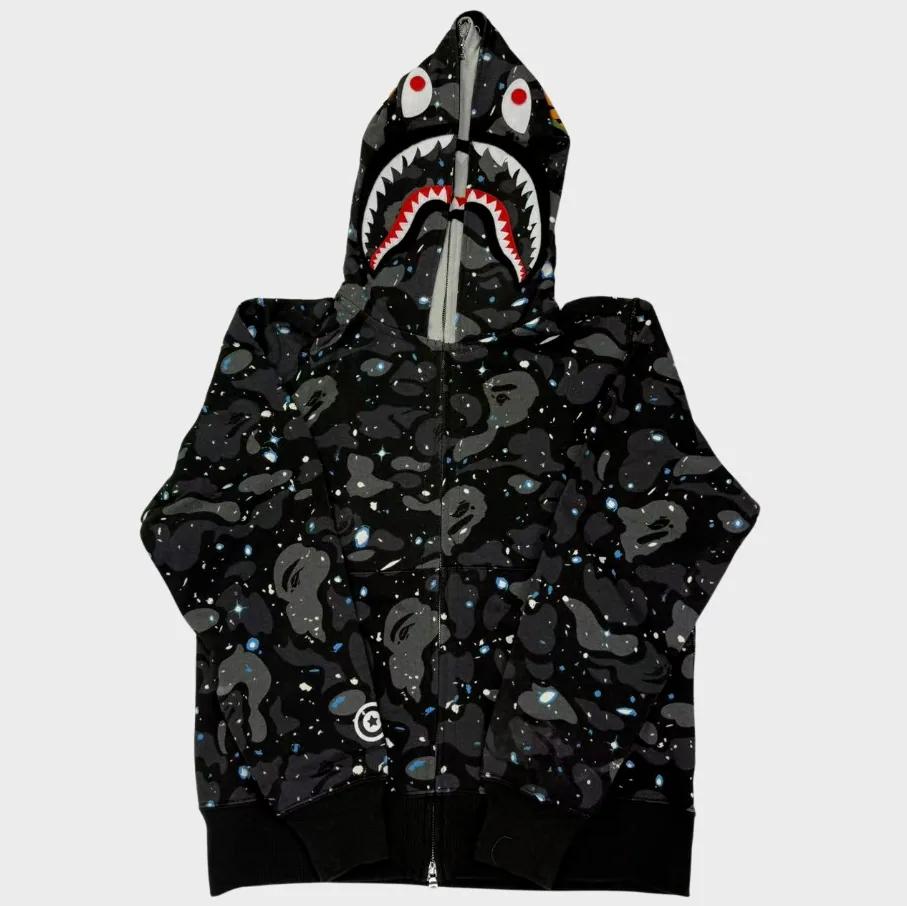Bape Space Black Full Zip
