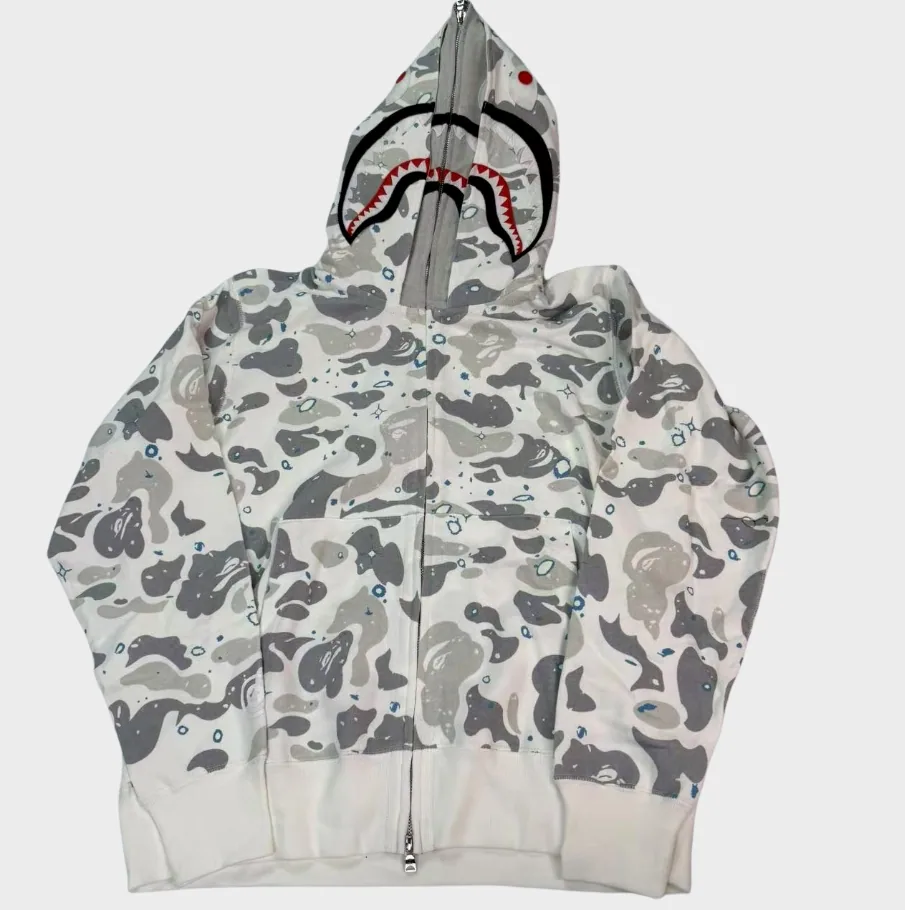 Bape Space White Full Zip