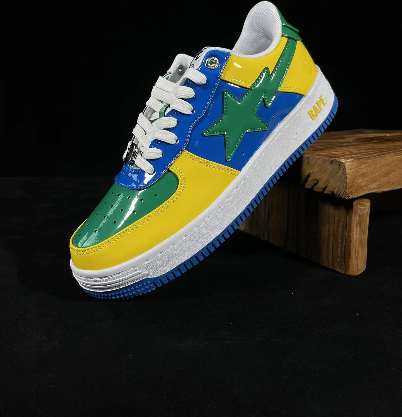 Bapesta Bape Sta Amarillo Verde