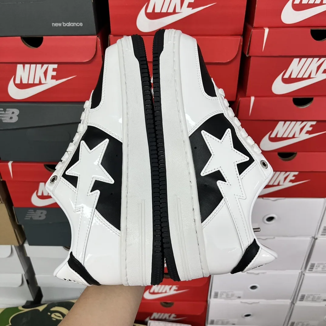 Bapesta Bape Sta Blanco Negro