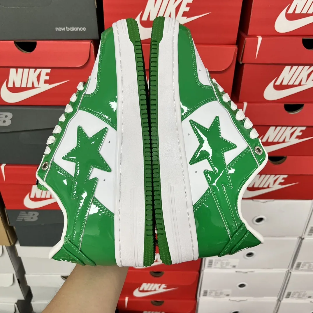 Bapesta Bape Sta Blanco Verde