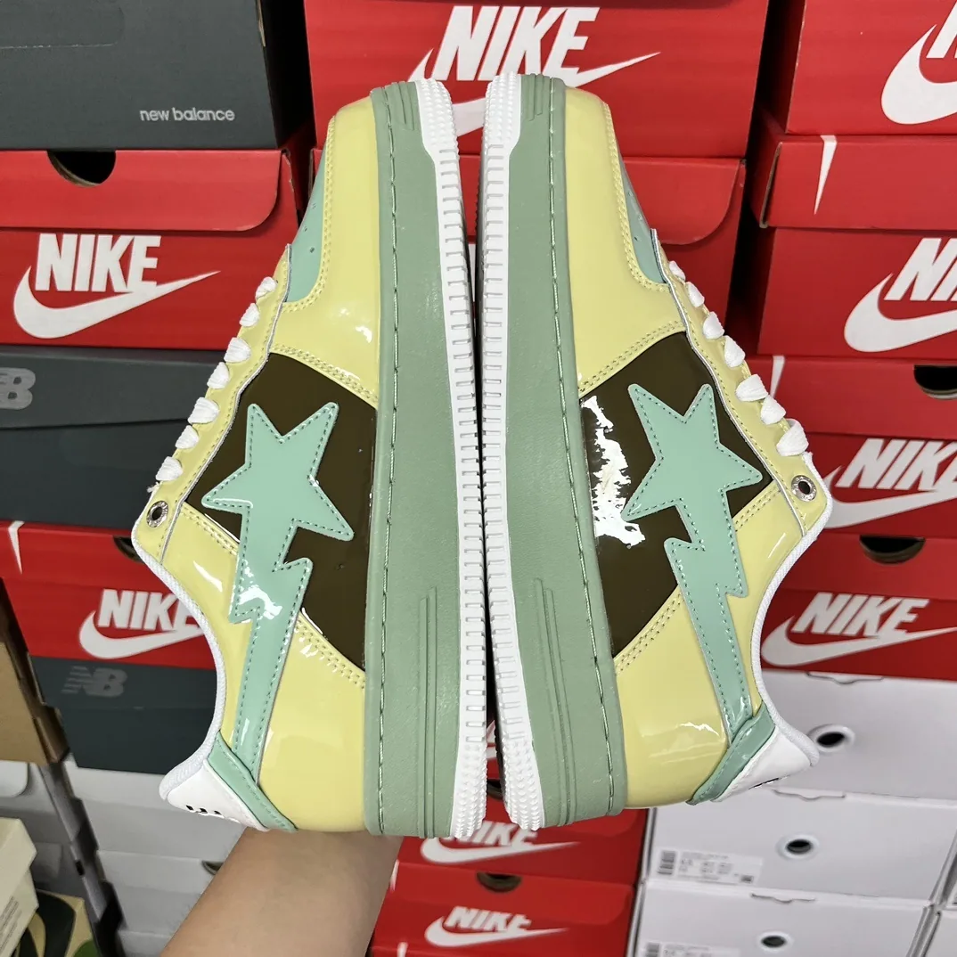 Bapesta Bape Sta Verde Amarillo Cafe