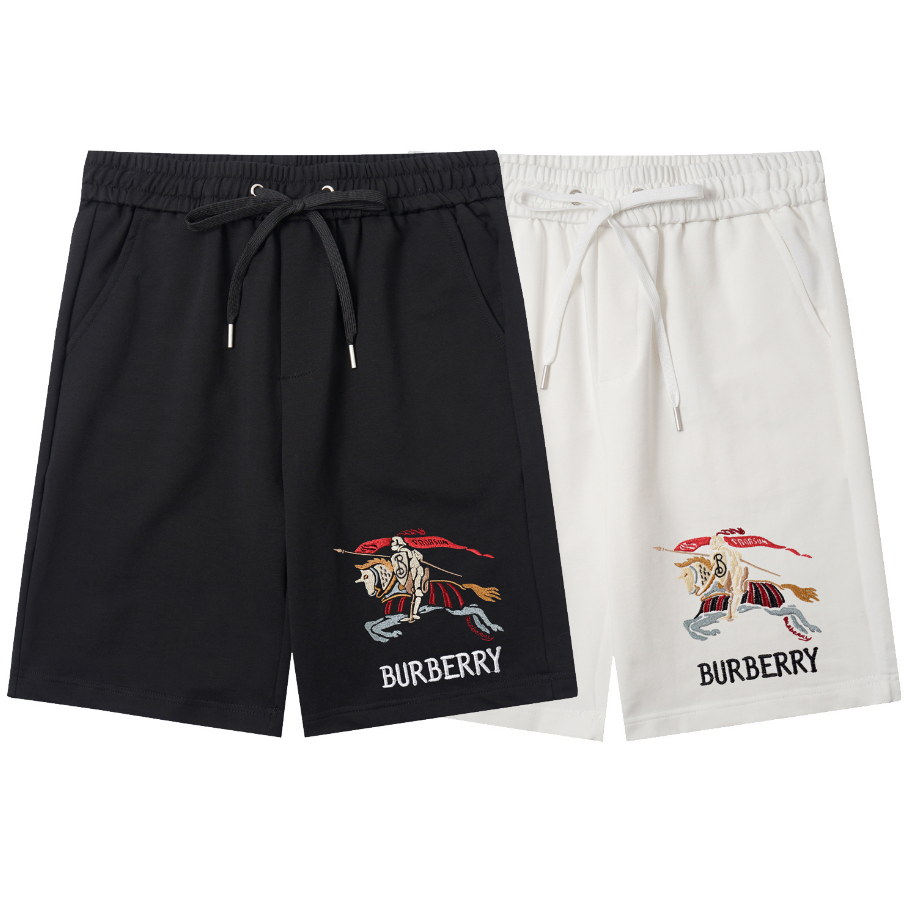 Burberry Short Blanco Y Negro.