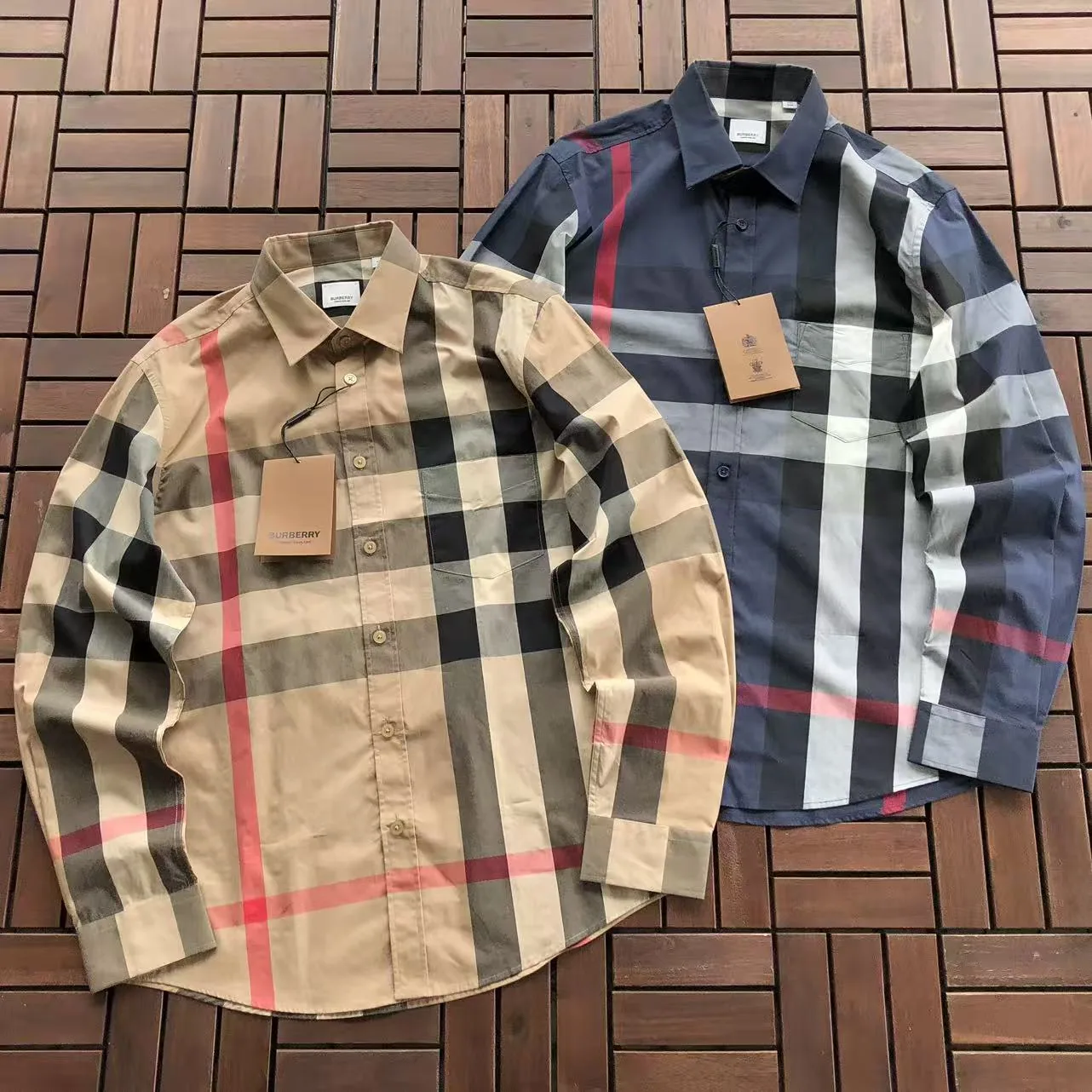 Camisa Burberry Manga Larga