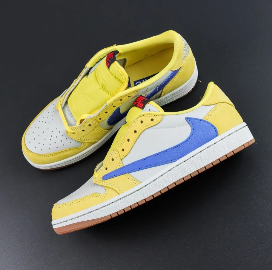Jordan 1 Travis Scott Canary Yellow