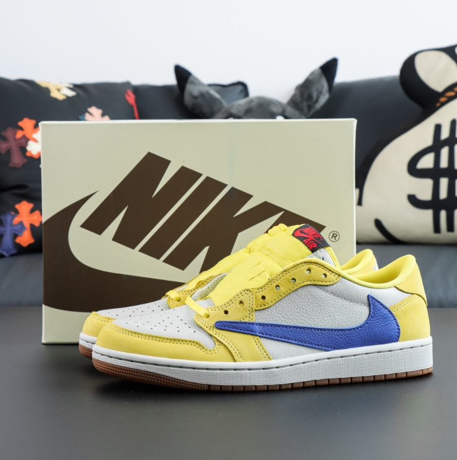 Jordan 1 Travis Scott Yellow Canary