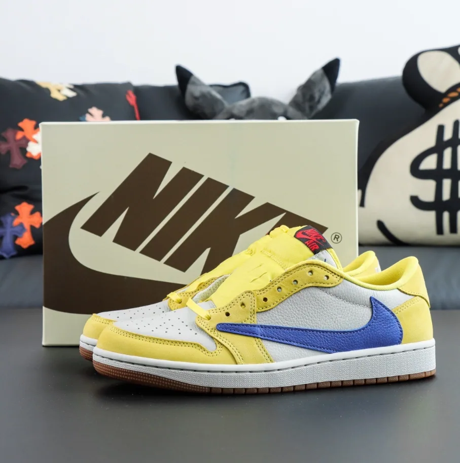 Jordan 1 Travis Scott Canary Yellow