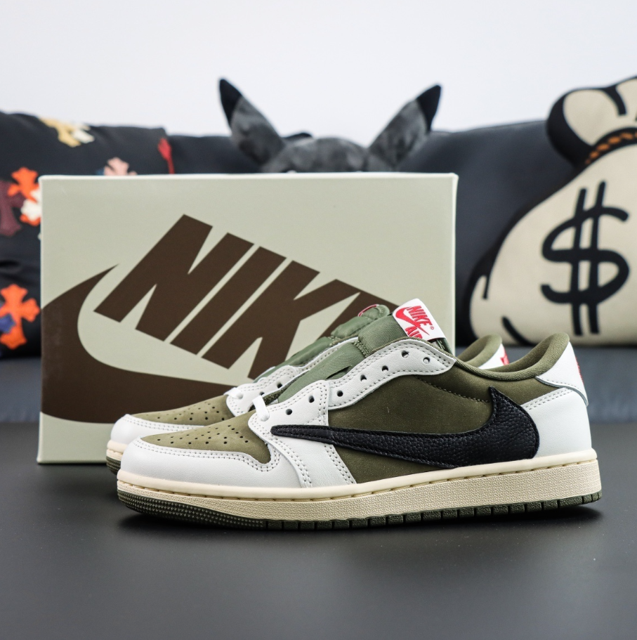 Jordan 1 Travis Scott Medium Olive