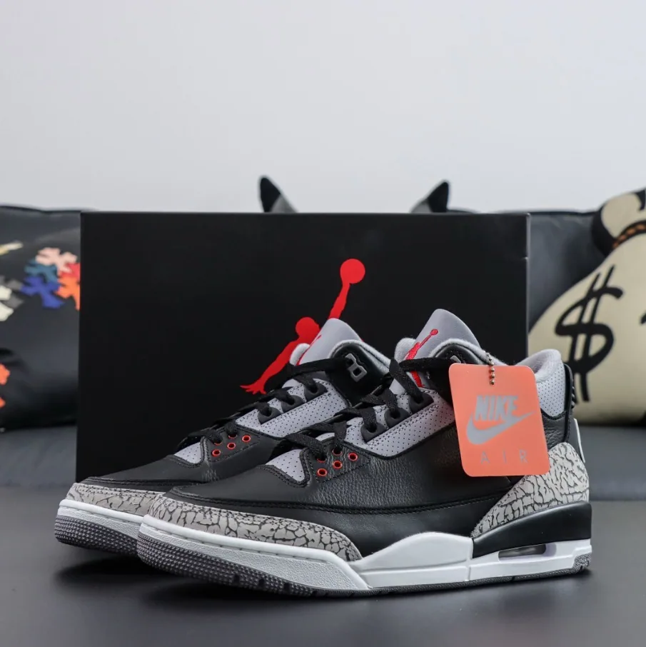 Jordan 3 Black Cement