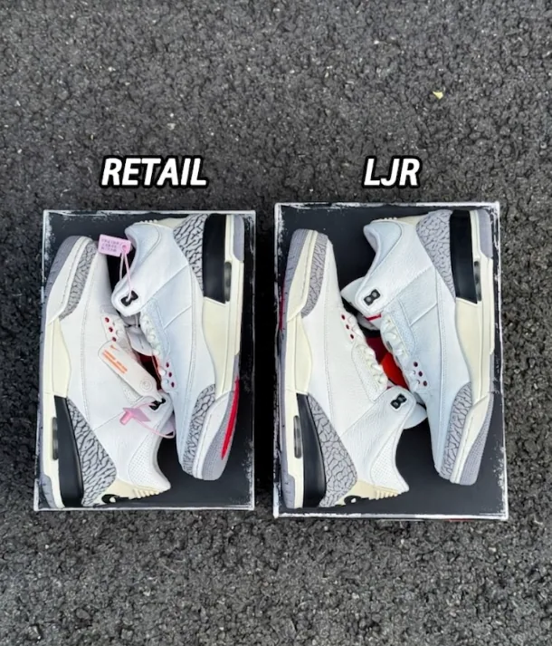 Jordan 3 White Cement