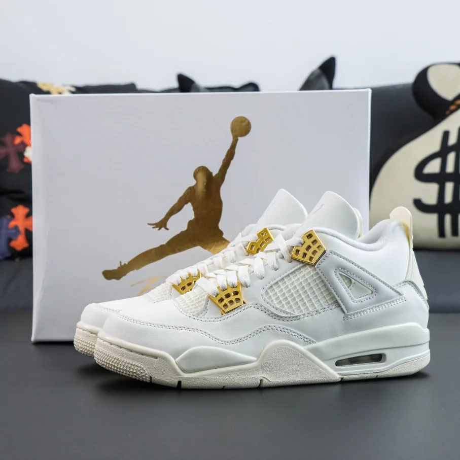 Jordan 4 Metallic Gold