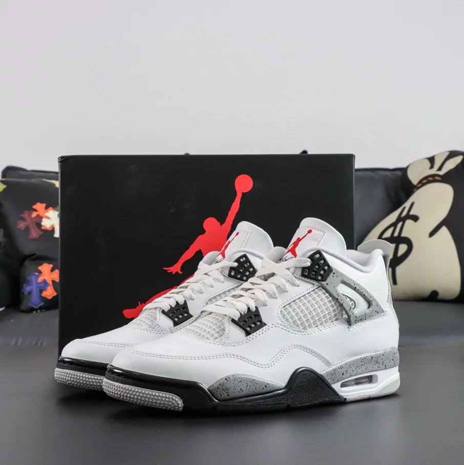 Jordan 4 White Cement