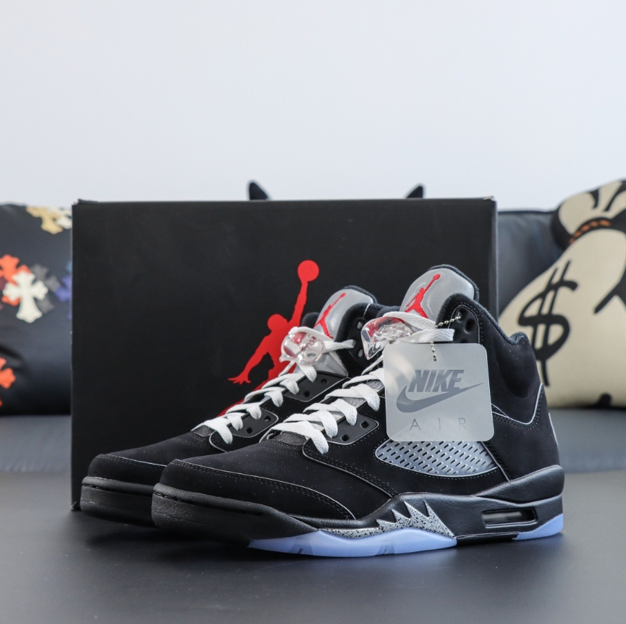 Jordan 5 Black Metallic Reimagined.