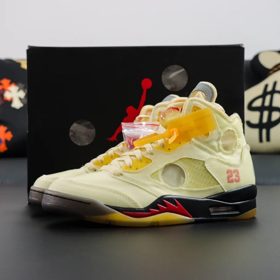 Jordan 5 Sail Off White