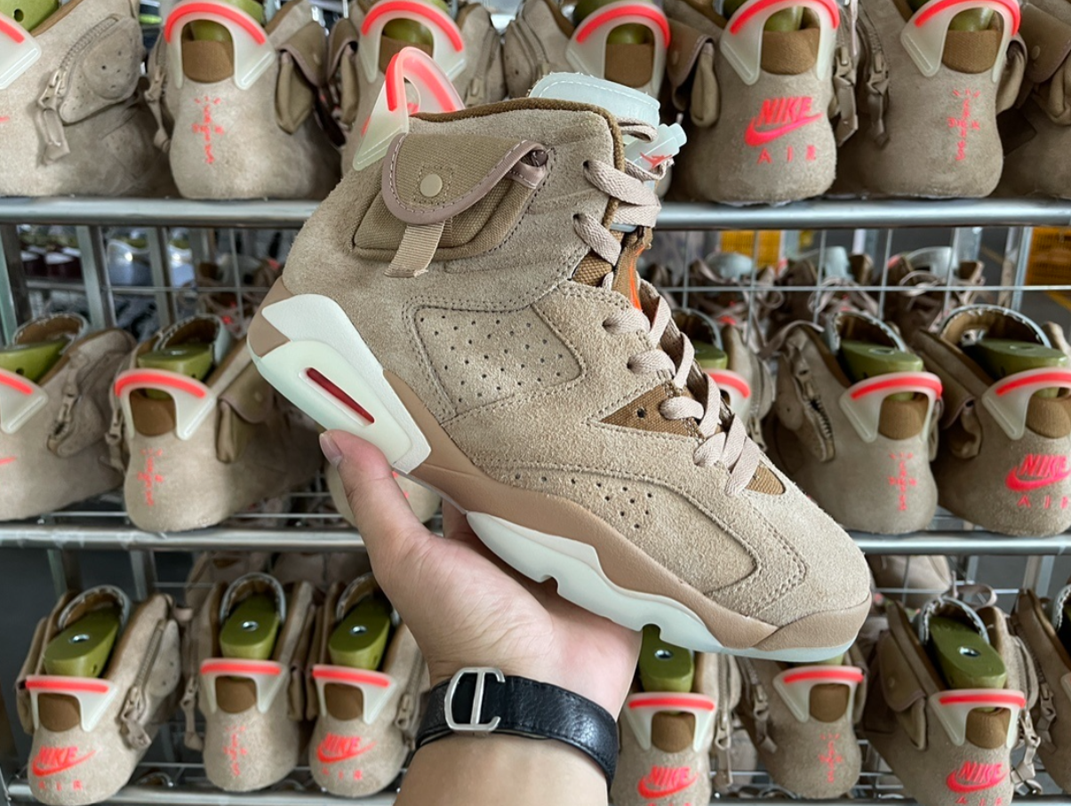 Jordan 6 Travis Scott British Khaki.