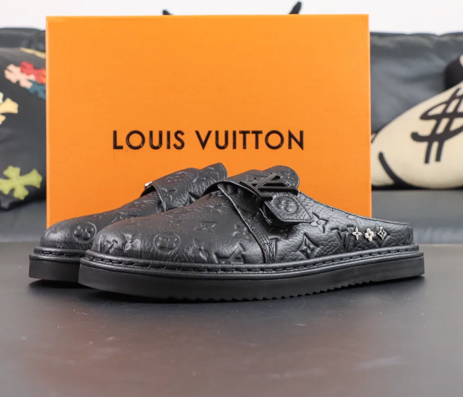 Louis Vuitton Easy Mules Negros