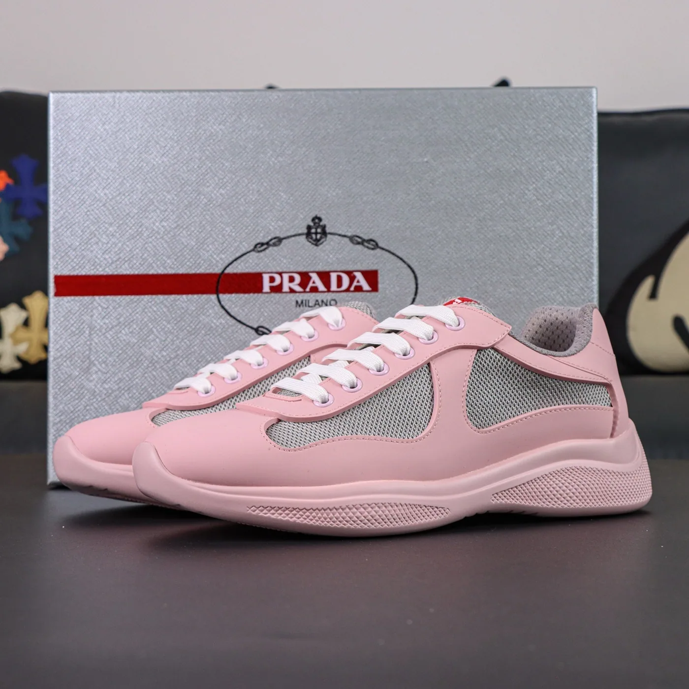 Prada Gamuza Rosa