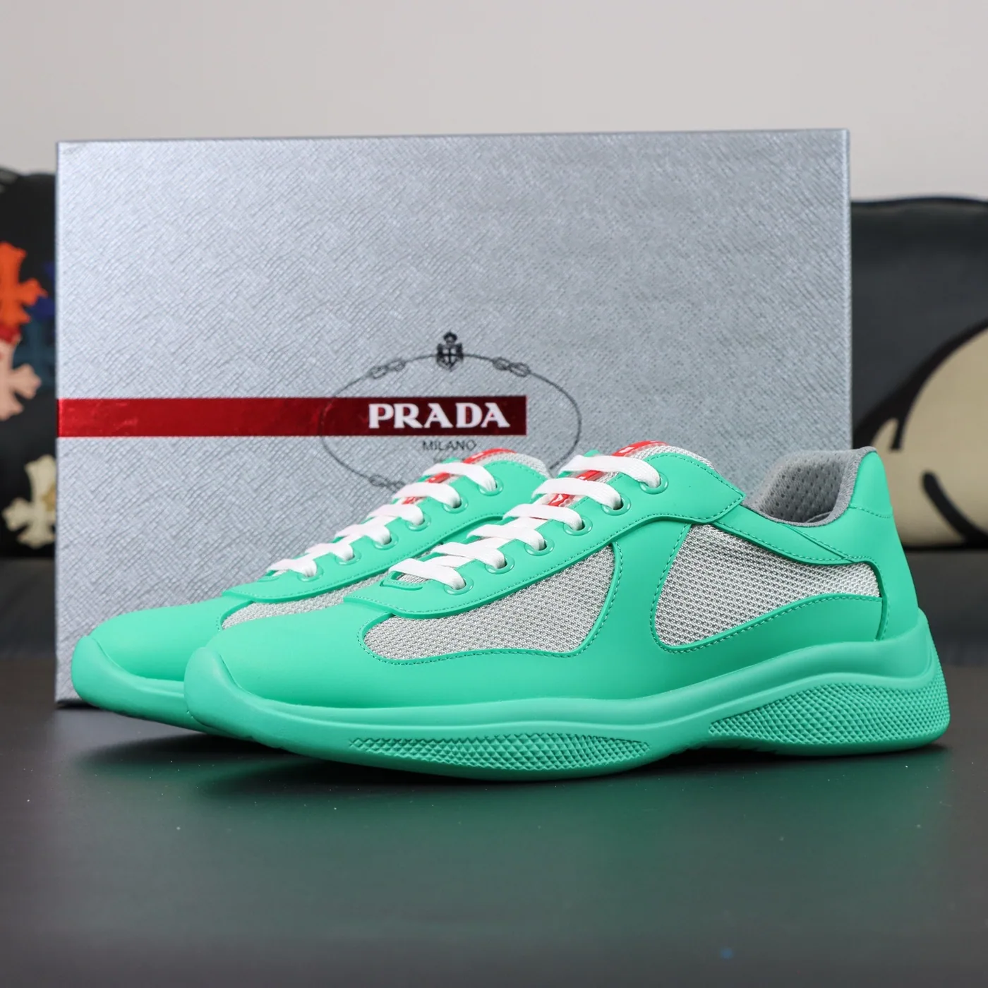 Prada Gamuza Verde