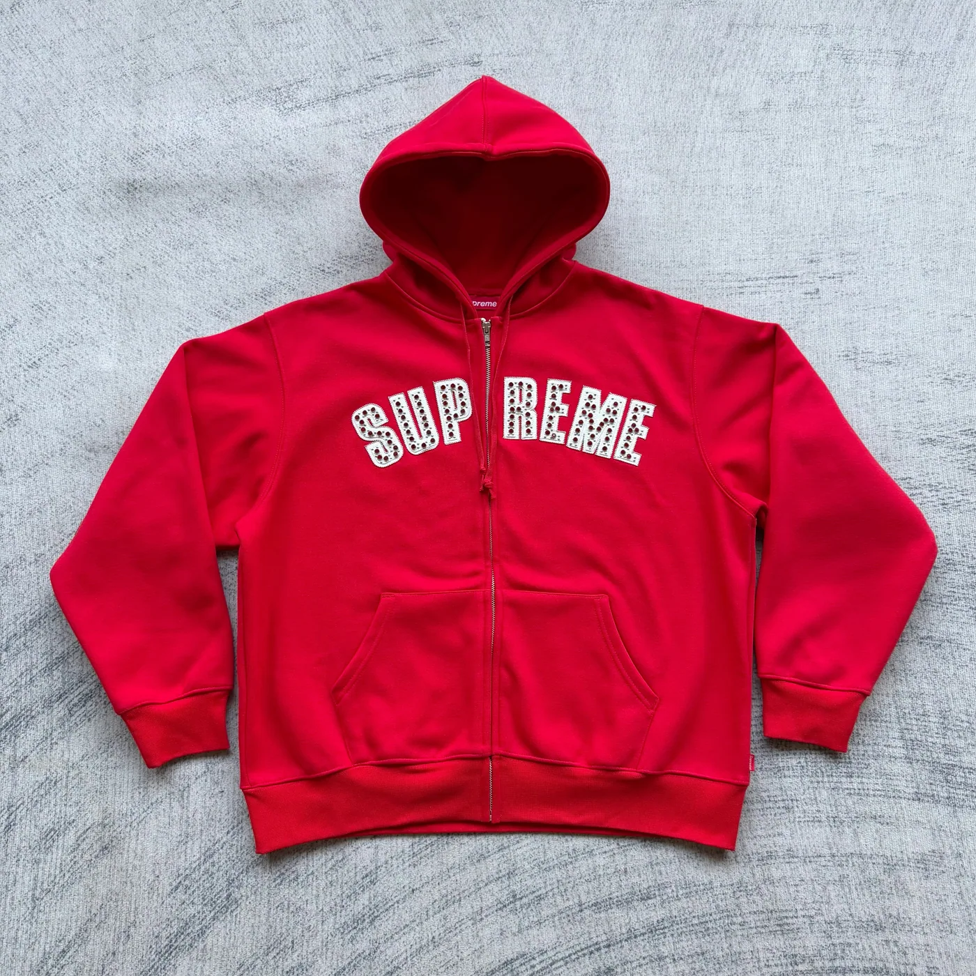 Supreme BB Simon Zip Up Red