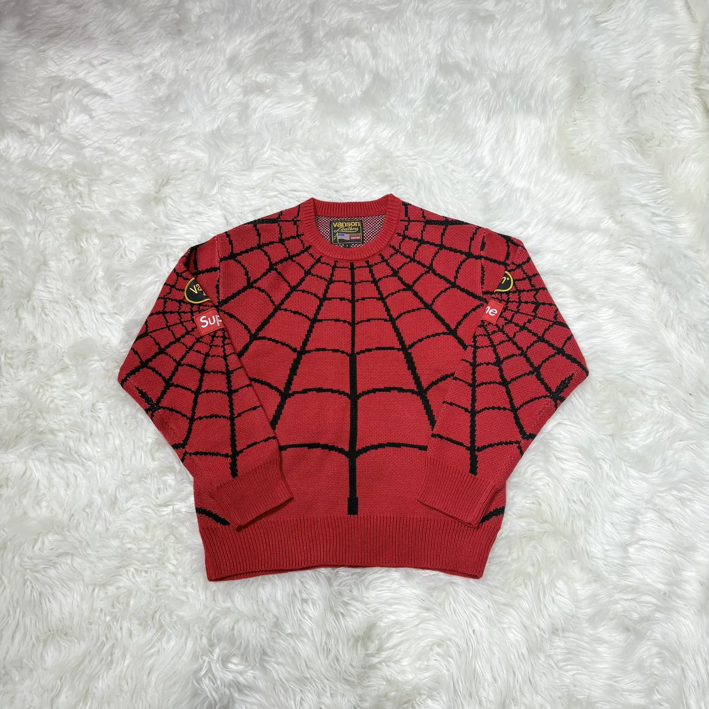Supreme X Vanson Spiderman Red